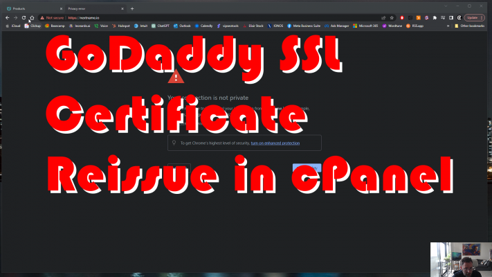 GoDaddy SSL Certificate Reissue in cPanel - Run Auto SSL to Fix https Error